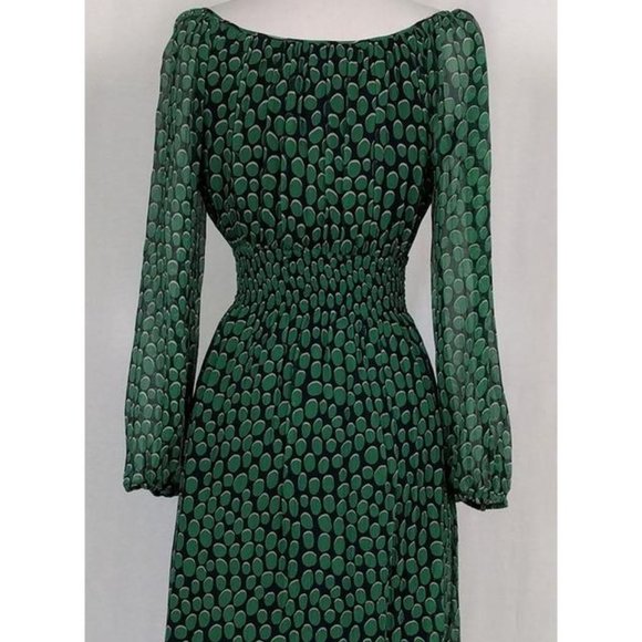 BCBGMaxAzria Polka Dot Boho Dress, New with Tags! - Picture 3 of 6